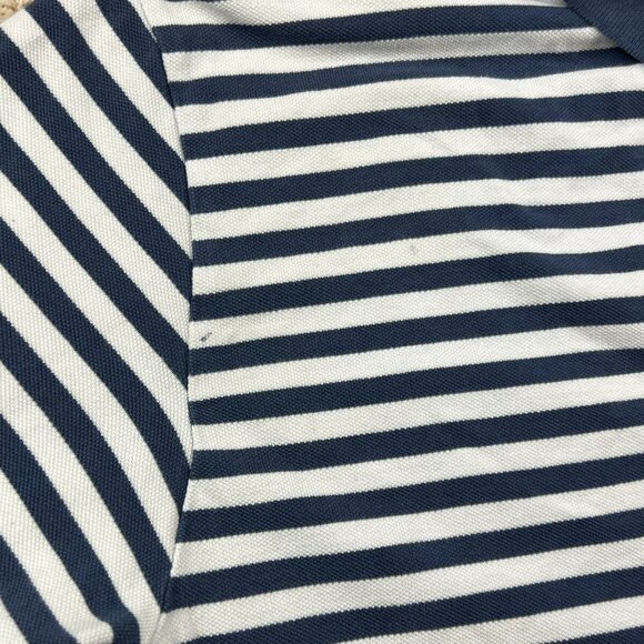 Polo Ralph Lauren Polo Shirt Men's XL Blue White Striped Pony Logo Short Sleeve - Picture 6 of 12